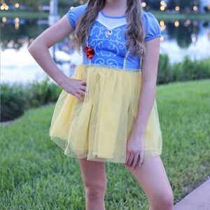 Snow White Blue and Yellow Princess Dress